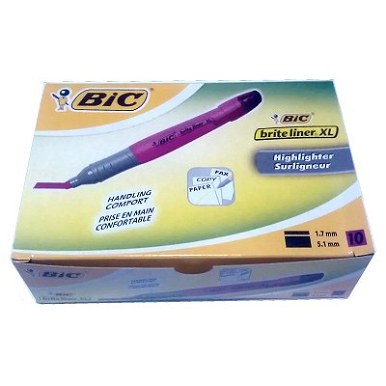 BIC Текстовиділ. рожевий